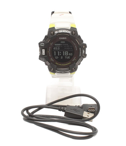 CASIO スマートウォッチ 腕時計 Bluetooth ソーラーアシスト充電 G-SQUAD G-SHOCK バッテリー充電 GBD-H1000-1A7JR メンズ カシオ