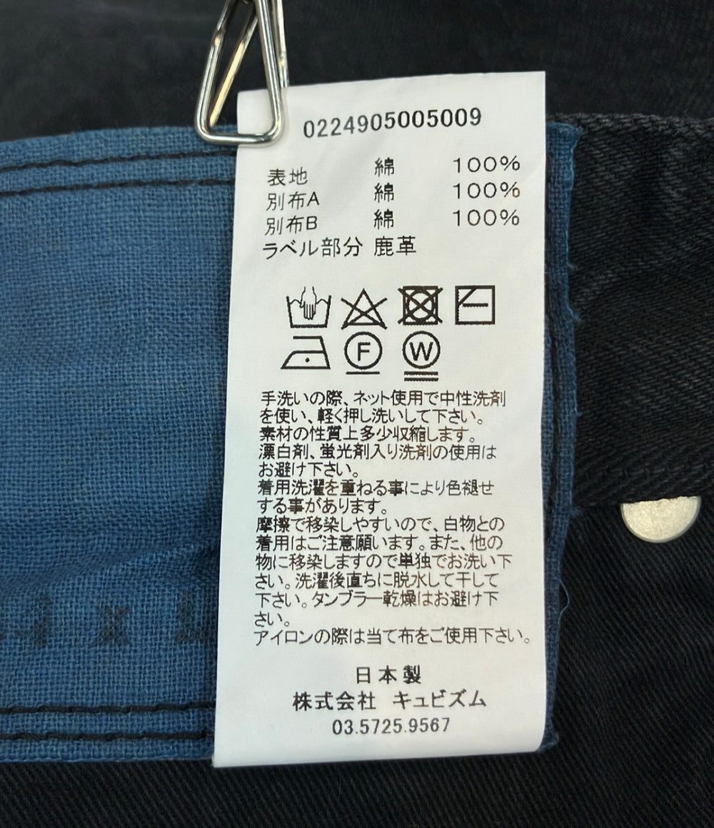 VISVIM デニムパンツ ダメージ加工 ボタンフライ メンズ ビズビム