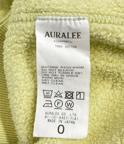 AURALEE 長袖 スムーズ ソフト スウェット 裏起毛 A24AP06TU レディース SIZE 0 (XS) オーラリー