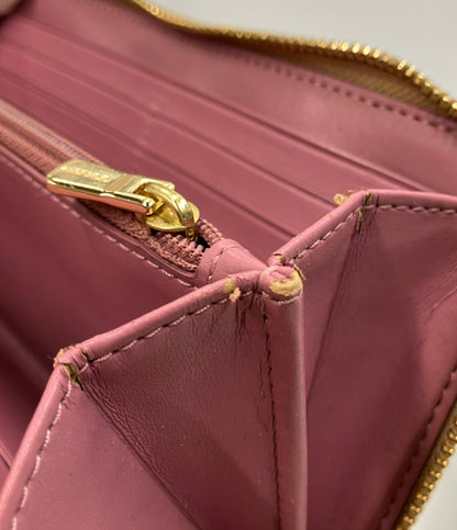 COACH ラウンドファスナー長財布 シグネチャー レディース コーチ