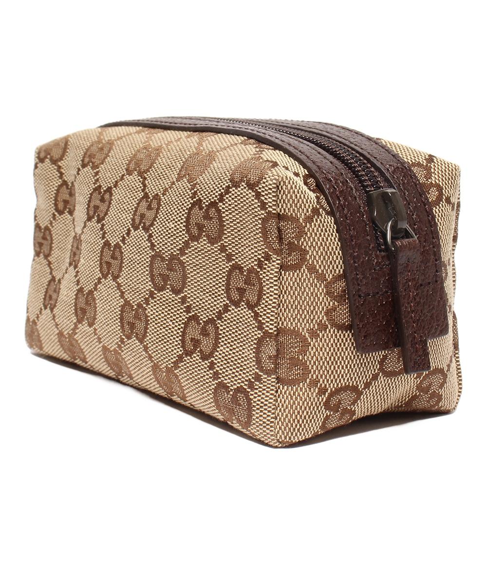 美品 グッチ ポーチ GGキャンバス 29 596 205027 レディース GUCCI