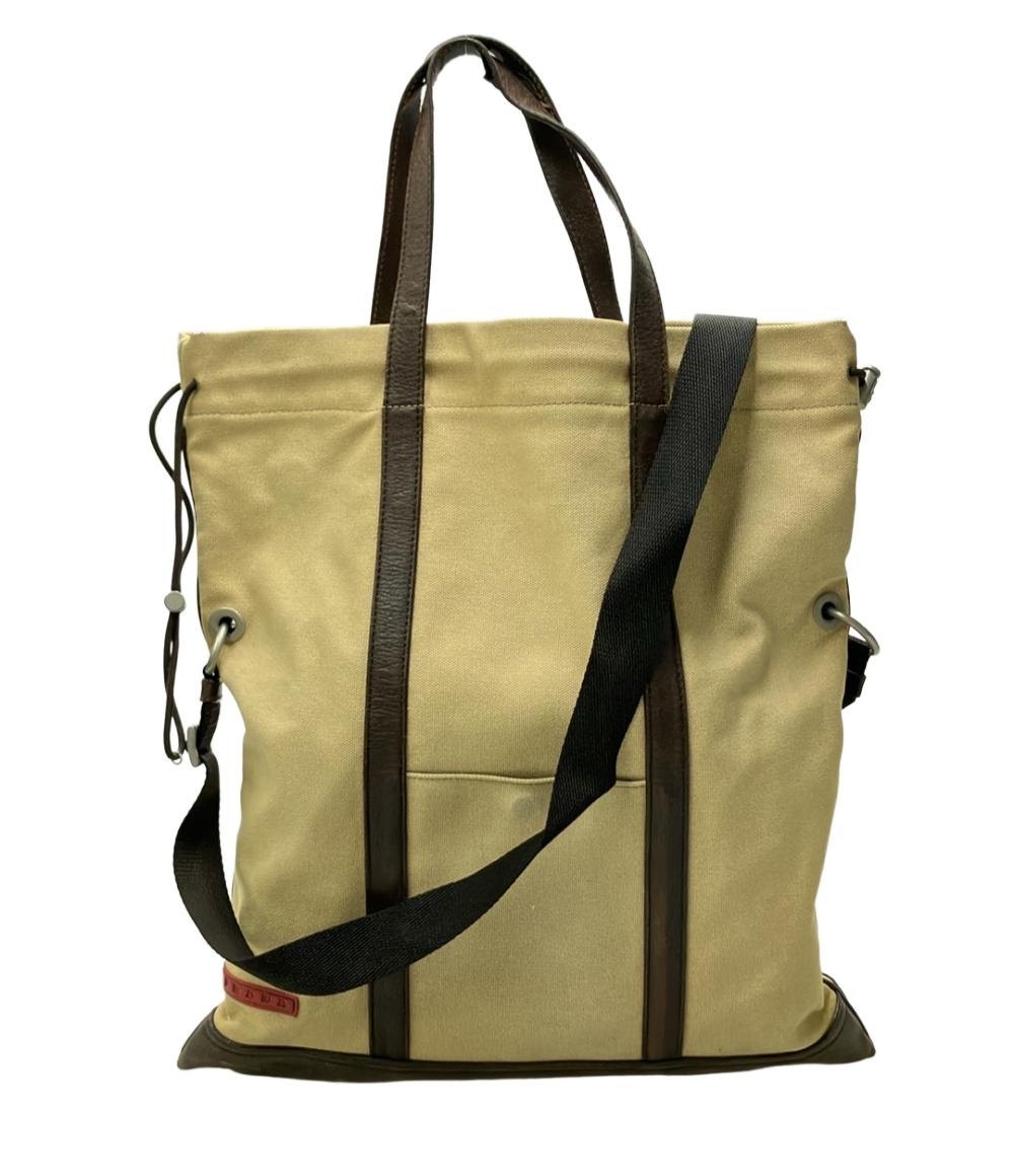 PRADA SPORTS 2WAYハンドバッグ ショルダーバッグ トートバッグ キャンバス レザー 4VA447 プラダスポーツ