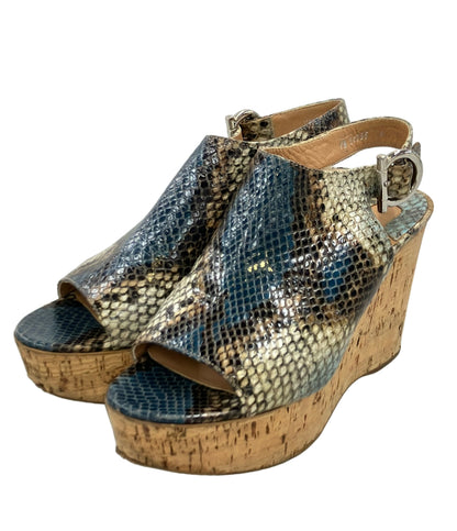 Salvatore Ferragamo サンダル ウェッジソール ガンチーニ YW 04995 レディース SIZE 6 サルヴァトーレフェラガモ