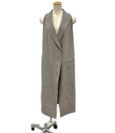 美品 HERMES ロングジレ 4E0119DE レディース SIZE 38 (M) エルメス
