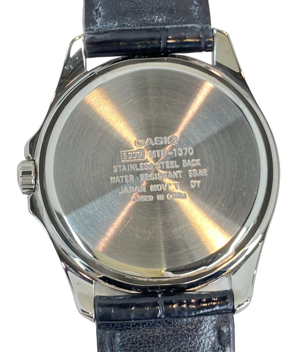 CASIO 腕時計 クオーツ シルバー MTP-1370 メンズ カシオ