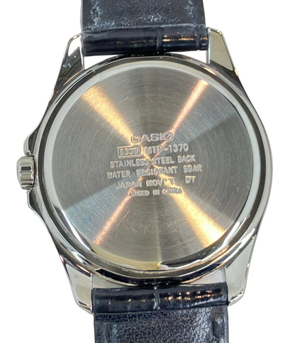 CASIO 腕時計 クオーツ シルバー MTP-1370 メンズ カシオ