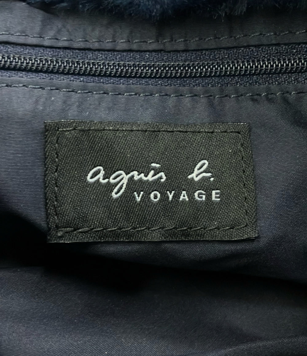 美品 Agnes b. VOYAGE ワンショルダーバッグ ショルダーバッグ 肩掛け ファー レディース アニエスベーボヤージュ