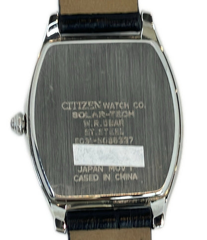美品 CITIZEN 腕時計 リヴィエール ソーラー ホワイト E031-S086337 レディース シチズン