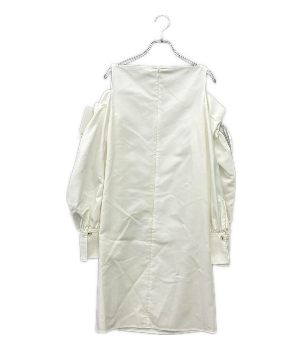 アディアム 長袖 ワンピース オープンショルダー パール 41193-AR00A05SI レディース SIZE 0 (XS) ADEAM