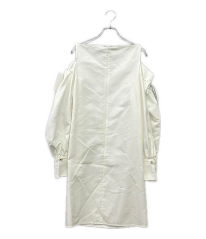 アディアム 長袖 ワンピース オープンショルダー パール 41193-AR00A05SI レディース SIZE 0 (XS) ADEAM