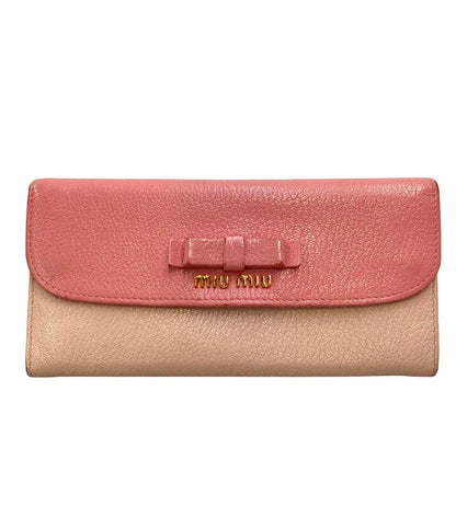 MIUMIU 長財布 レディース ミュウミュウ