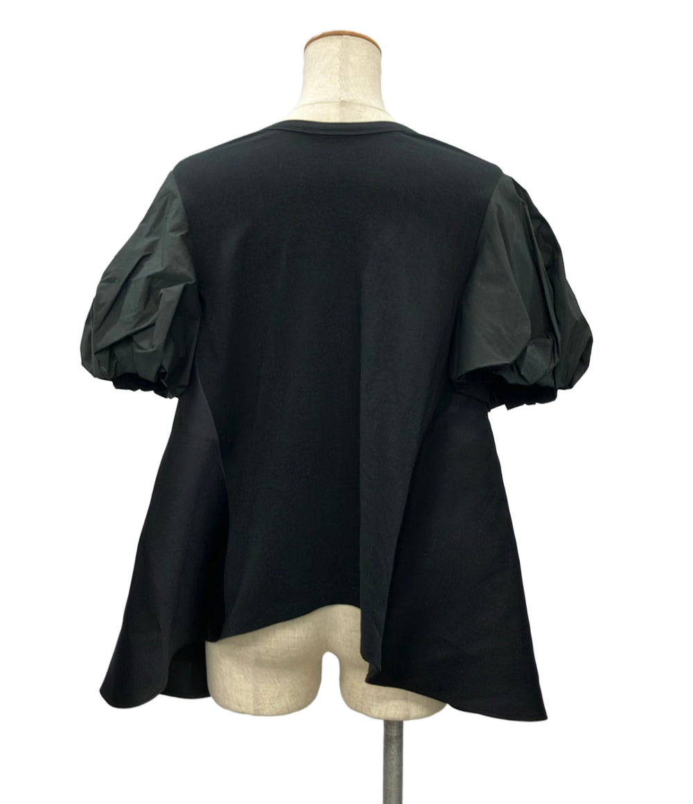 美品 YOKO CHAN 半袖シャツ ブラウス バルーンスリーブ  ミセス&エレガンス タグ付き YCT-223-052 レディース SIZE 38 (M) ヨーコチャン