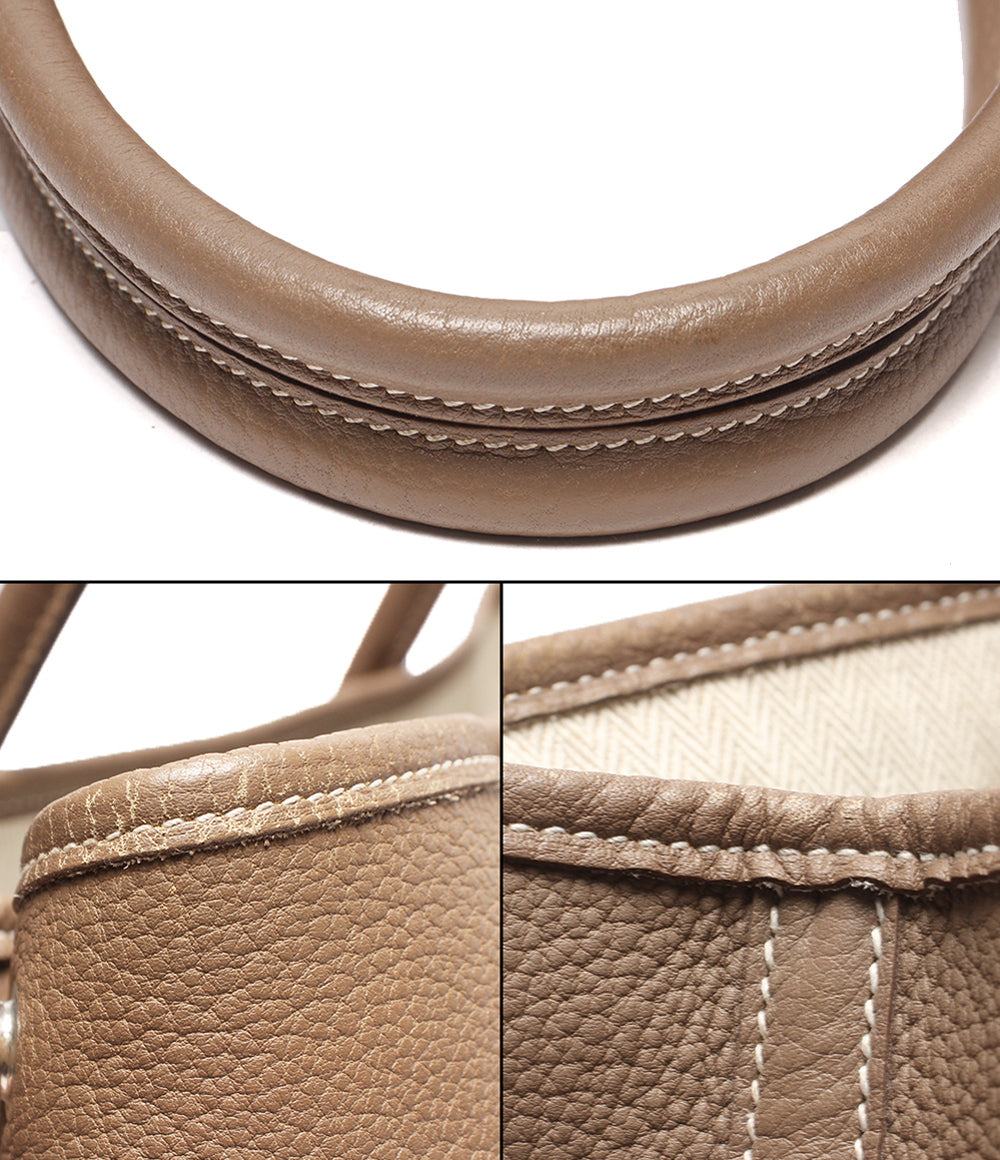 HERMES トートバッグ □L刻印 シルバー金具 ガーデンパーティPM レディース エルメス