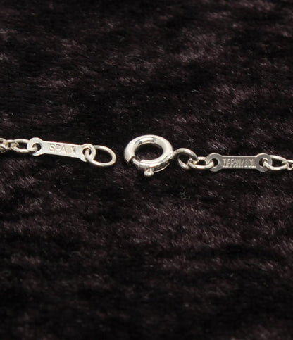 美品 TIFFANY&Co. ネックレス SV925 エルサ ペレッティ オープンハート レディース ティファニー