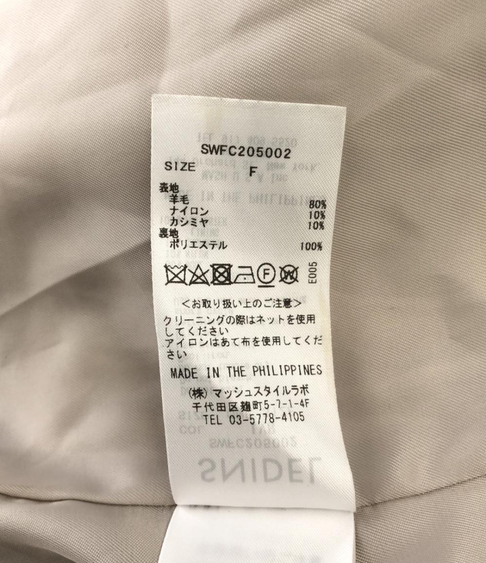 スナイデル ウールカシミヤロングガウンコート レディース SIZE F (F