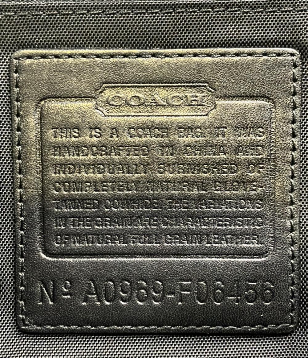 COACH 2WAY ビジネスバッグ ブリーフケース ショルダーバッグ 斜め掛け F06456 メンズ コーチ