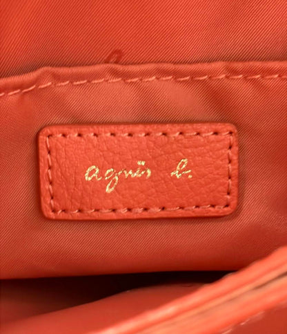 アニエスベー 2way ハンドバッグ ミニショルダーバッグ 斜め掛け レディース agnes b.