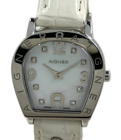 AIGNER 腕時計 アマルフィ クオーツ シェル A32200 レディース アイグナー