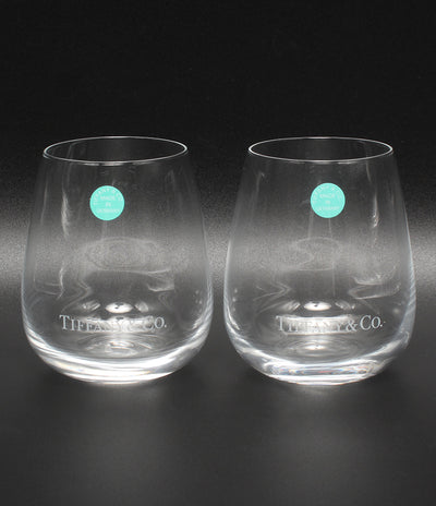 美品 Tiffany & Co. グラス タンブラー 2点セット ペア TCO ティファニー