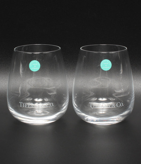 美品 Tiffany & Co. グラス タンブラー 2点セット ペア TCO