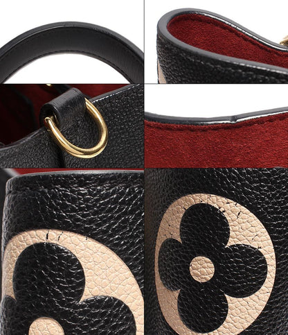 ルイ・ヴィトン レザーハンドバッグ ショルダーバッグ ゴールド金具 ネオノエ MM バイカラーモノグラム・アンプラント M45497 レディース