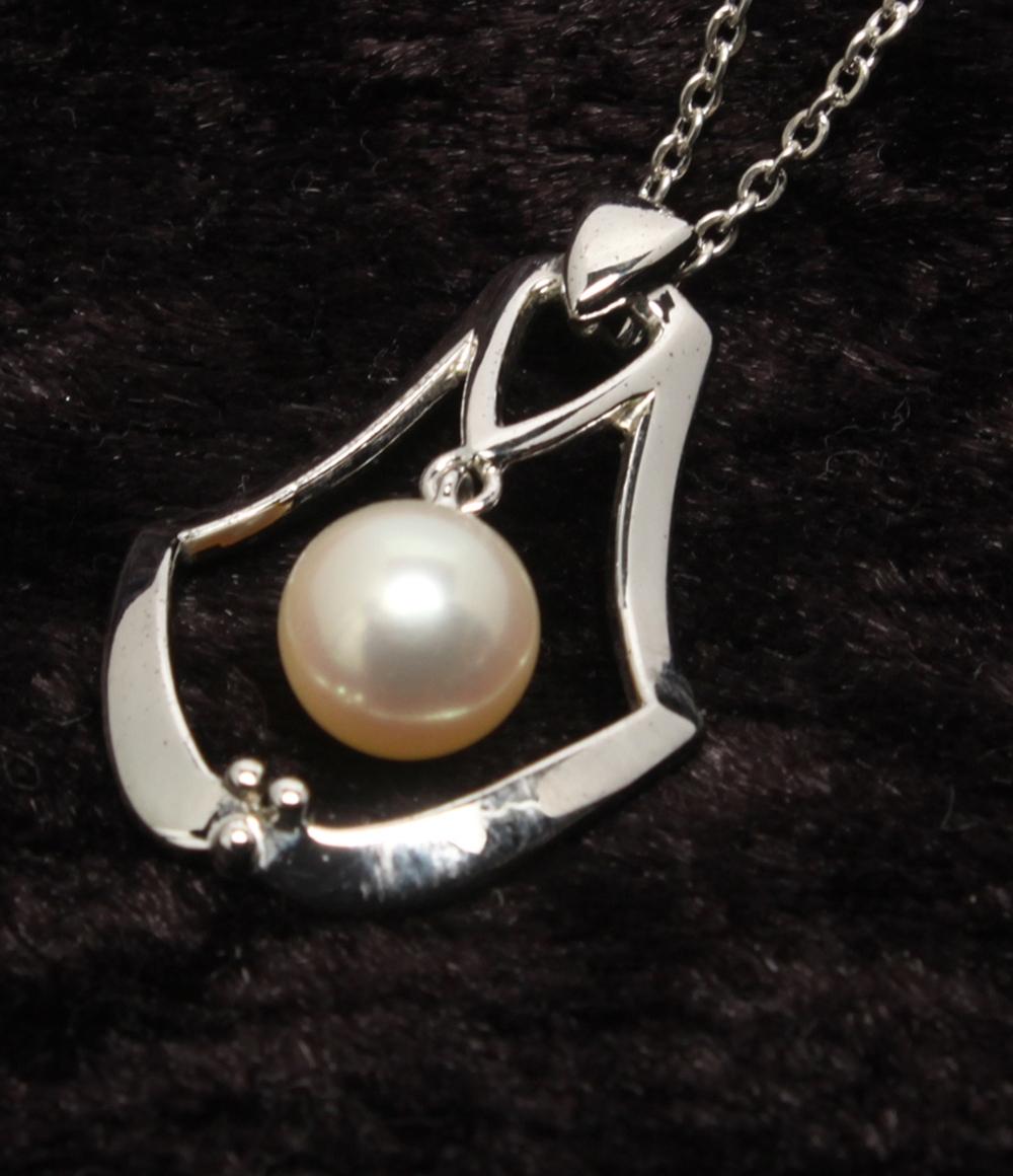 MIKIMOTO ネックレス SV パール 7.3mm レディース ミキモト – Rehello