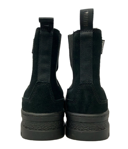 美品 PUMA サイドゴア厚底ショートブーツ メイズ チェルシー スウェード 382829-01 レディース SIZE 23.5 プーマ