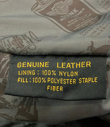 HARLEY DAVIDSON スエードレザーボンバージャケット ブルゾン メンズ SIZE XS ハーレーダビッドソン