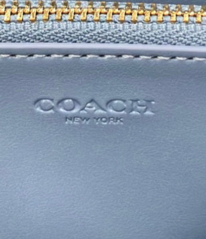 美品 COACH ラウンドファスナー長財布 レザー 89679 レディース コーチ