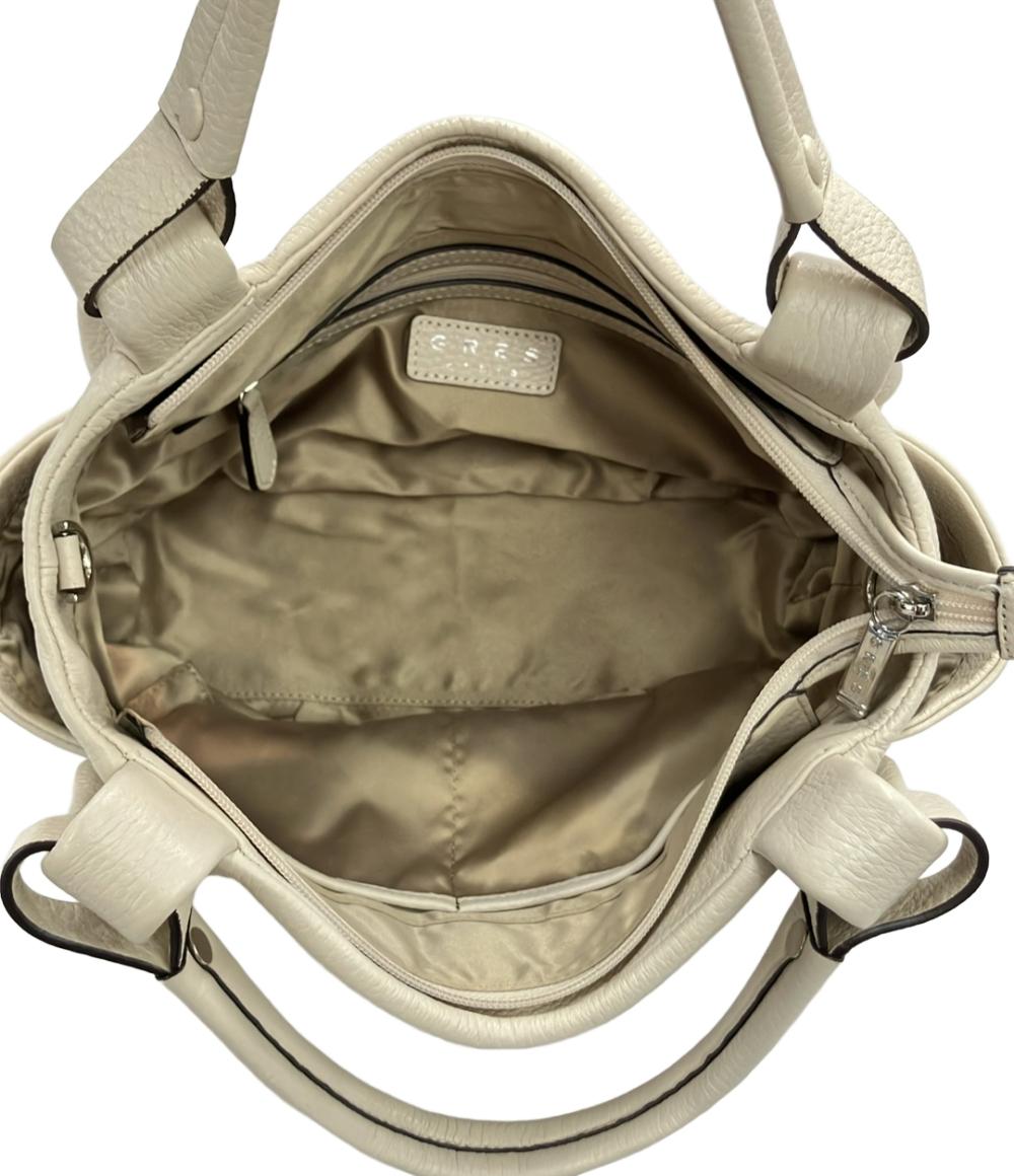 GRES ハンドバッグ ショルダーバッグ 2WAY 斜め掛け レディース グレ