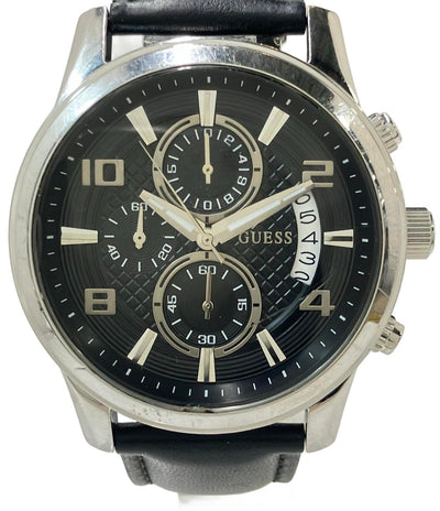 ゲス 腕時計 クオーツ ブラック W0076G1 メンズ Guess