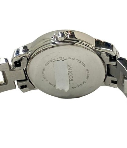 シチズン 腕時計 wicca ウィッカ ソーラー シルバー E001-R006703 レディース CITIZEN