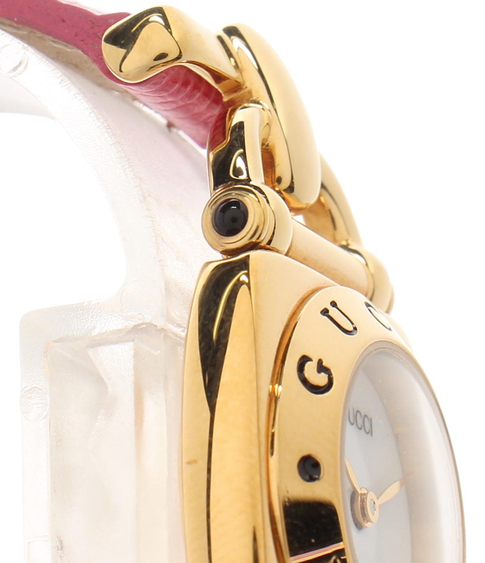 GUCCI 腕時計 クオーツ ホワイト 6300L レディース グッチ