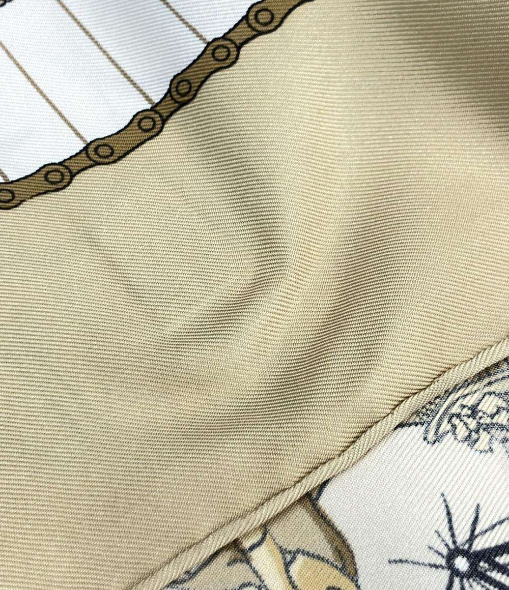 HERMES スカーフ シルク100% カレ90 LES BECANES レディース エルメス