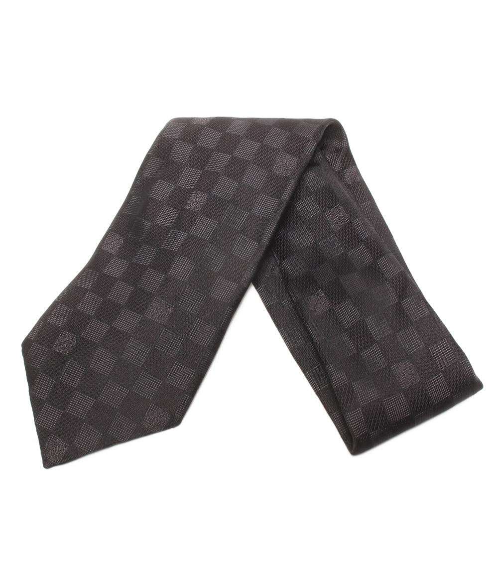 美品 LOUIS VUITTON ネクタイ シルク100% ダミエ メンズ ルイ・ヴィトン