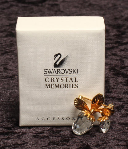 スワロフスキー ブローチ イチゴ いちご ストロベリー レディース SWAROVSKI