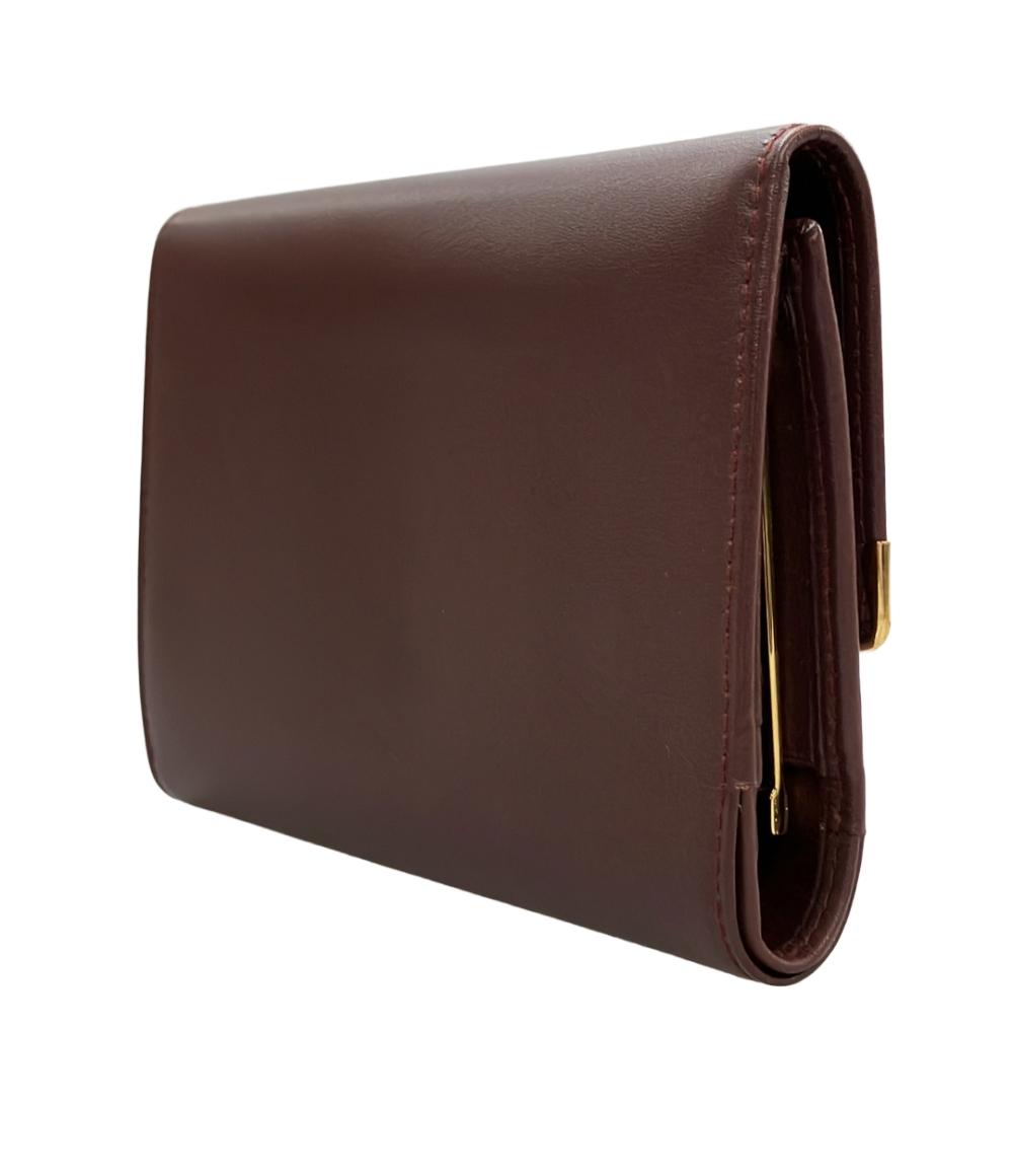 美品 カルティエ 二つ折り財布 レディース Cartier