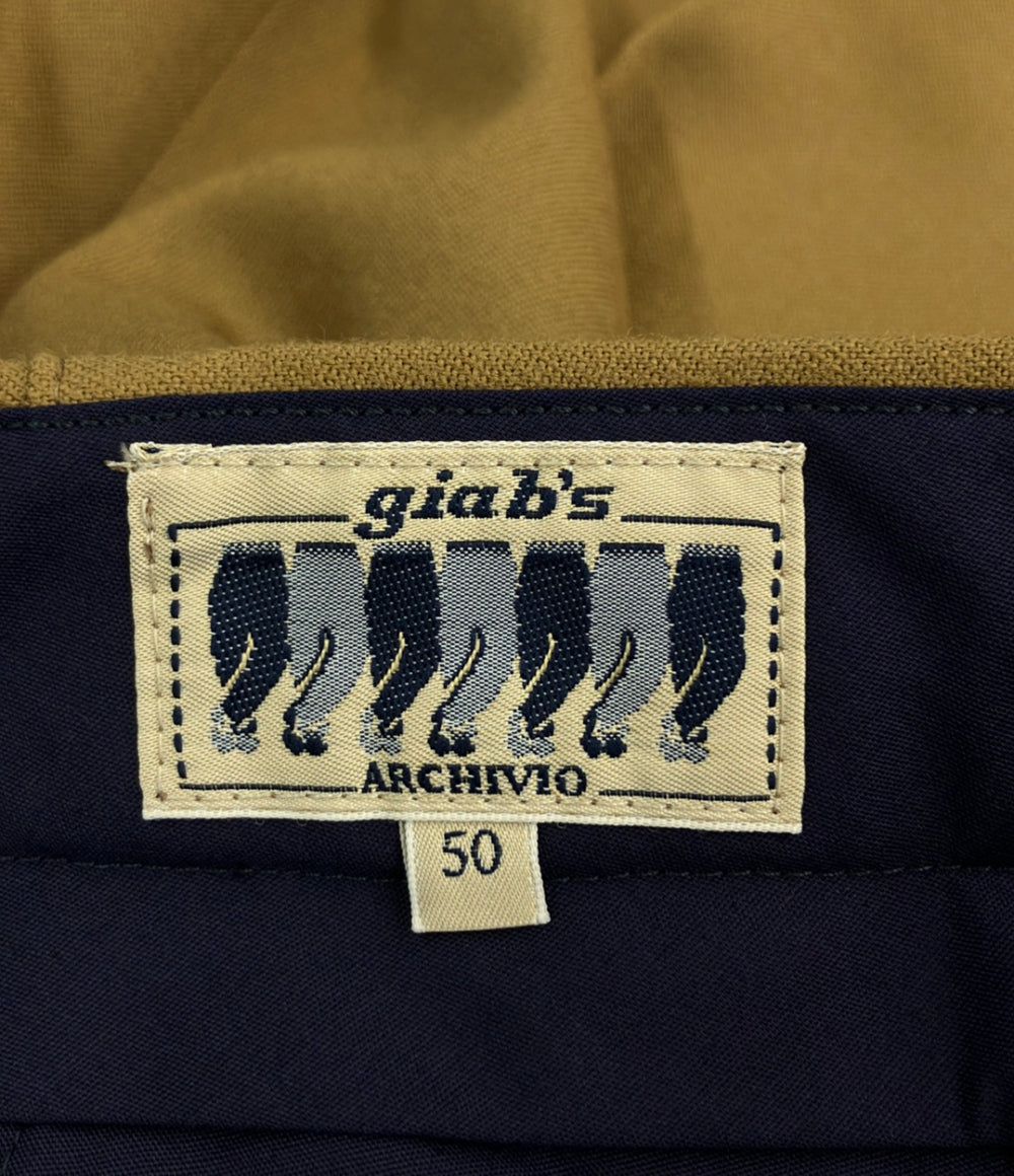 美品 giabsarchivio ロングパンツ メンズ SIZE M ジャブス アルキヴィオ