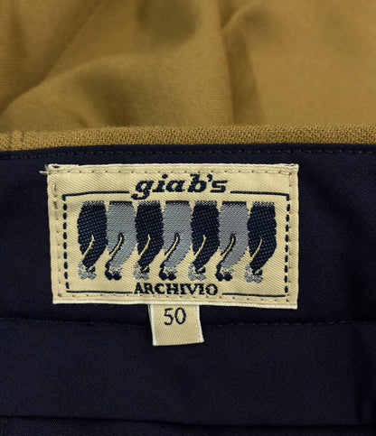 美品 giabsarchivio ロングパンツ メンズ SIZE M ジャブス アルキヴィオ