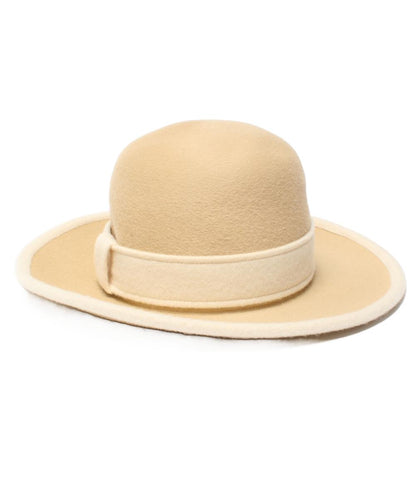 美品 HERMES ラビットフェルトハット カシミヤ100％ レディース SIZE 59 エルメス