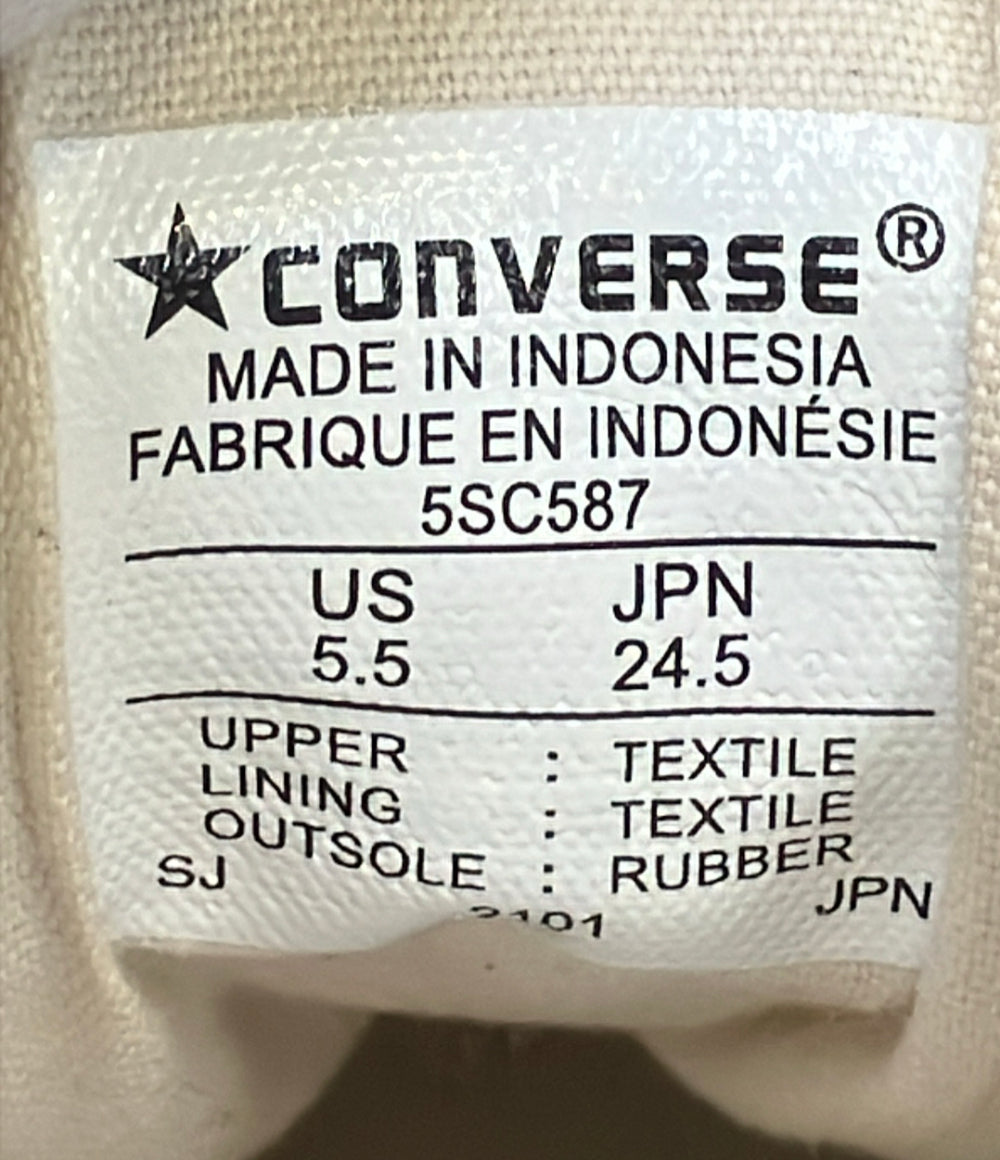 CONVERSE スリッポン オールスター リボンベルト OX 5SC587 レディース SIZE 24.5 コンバース