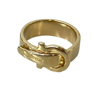 美品 サルヴァトーレフェラガモ スカーフリング ガンチーニ レディース Salvatore Ferragamo