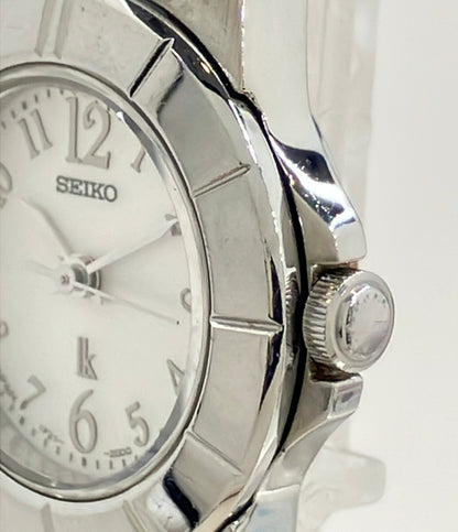 SEIKO 腕時計 lk ルキア クオーツ シルバー 1F21-0L90 レディース セイコー