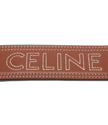 美品 CELINE ショルダーストラップ エンブロダイリーロングストラップ レディース セリーヌ