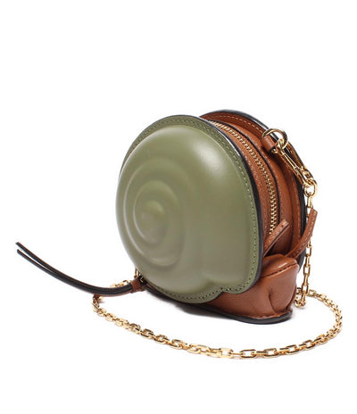 美品 LOEWE チェーンショルダーポーチ かたつむり スネイルポーチ レディース ロエベ