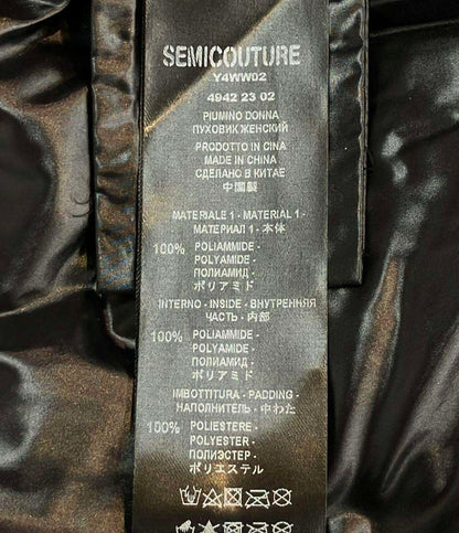 美品 セミクチュール 中綿フードジャケット レディース SIZE 38 (S) SEMI COUTURE