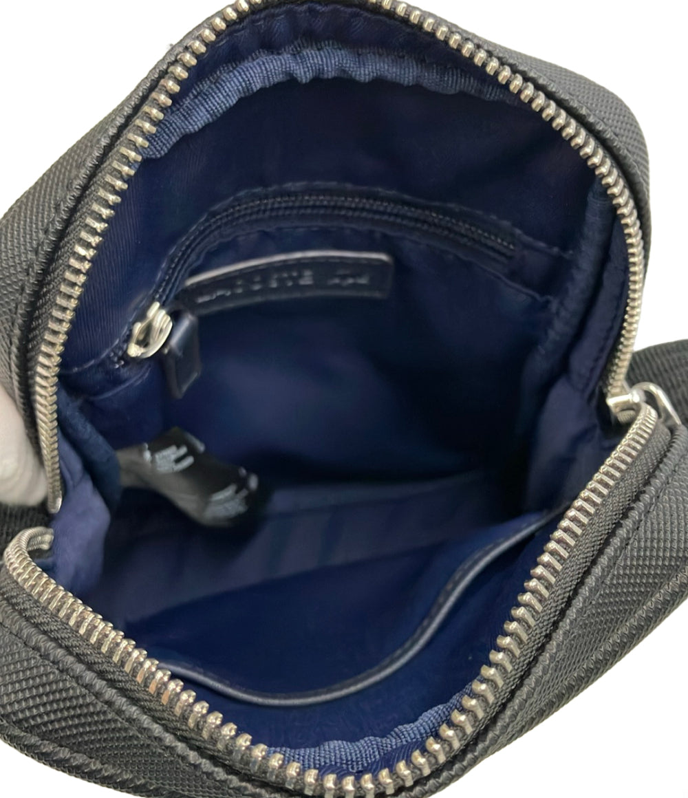 美品 LACOSTE ショルダーバッグ 斜め掛け メンズ ラコステ