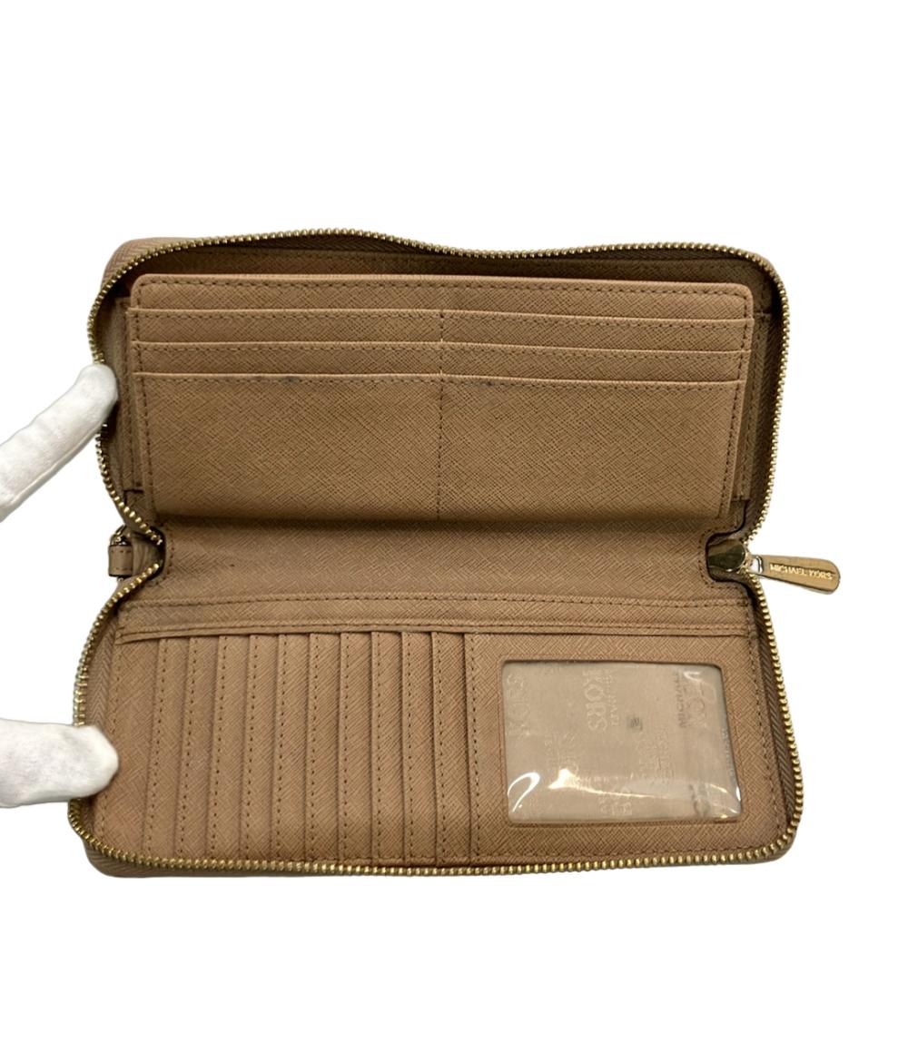 マイケルコース ラウンドファスナー二つ折り長財布 ストラップ付き レディース MICHAEL KORS