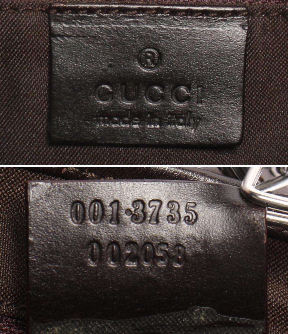 美品 GUCCI ワンショルダーバッグ 肩掛け GGキャンバス ジャッキー 001 3735 002058 レディース グッチ