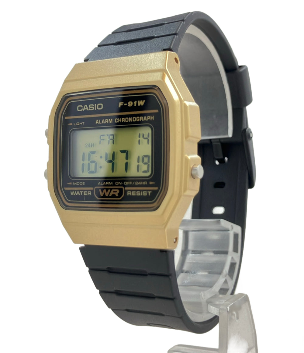 美品 CASIO 腕時計 クオーツ F-91W ユニセックス カシオ